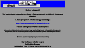 What Altsuli.hu website looked like in 2022 (2 years ago)