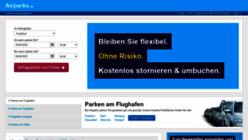 What Airparks.de website looked like in 2022 (1 year ago)