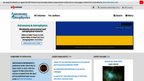 What Aanda.org website looked like in 2022 (1 year ago)