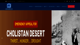 What Alkhidmat.org website looked like in 2022 (1 year ago)