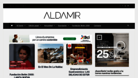 What Aldamir.com website looked like in 2022 (1 year ago)