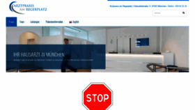 What Arztpraxis-regerplatz.de website looked like in 2022 (1 year ago)