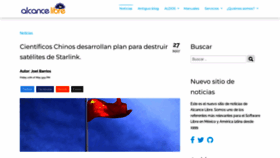 What Alcancelibre.org website looked like in 2022 (1 year ago)