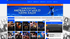 What Animebatch.web.id website looked like in 2022 (1 year ago)