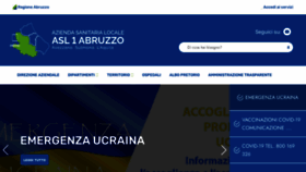 What Asl1abruzzo.it website looked like in 2022 (1 year ago)