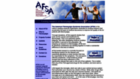 What Afsafund.org website looked like in 2022 (1 year ago)