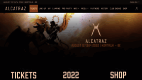 What Alcatraz.be website looked like in 2022 (1 year ago)