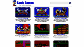 What Allsonicgames.net website looked like in 2022 (1 year ago)