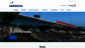 What Aerodom.com website looked like in 2022 (3 years ago)