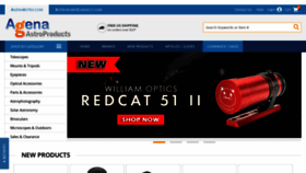 What Agenaastro.com website looked like in 2022 (3 years ago)
