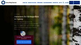 What Astma-allergi.dk website looked like in 2022 (3 years ago)
