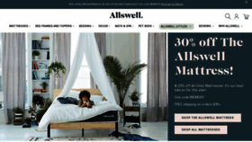 What Allswellhome.com website looked like in 2022 (1 year ago)