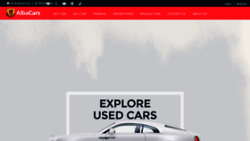 What Albacars.ae website looked like in 2022 (1 year ago)
