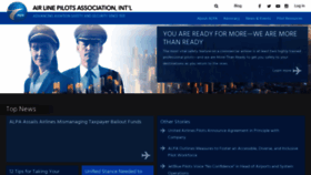 What Alpa.org website looked like in 2022 (1 year ago)