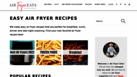 What Airfryereats.com website looked like in 2022 (1 year ago)