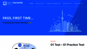 What Apnatoronto.com website looked like in 2022 (1 year ago)