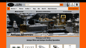 What Acsilver.co.uk website looked like in 2022 (4 years ago)