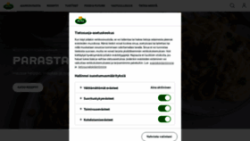 What Arla.fi website looked like in 2022 (1 year ago)