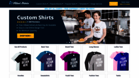 What Alliedshirts.com website looked like in 2022 (1 year ago)