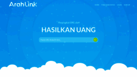 What Arahlink.com website looked like in 2022 (1 year ago)