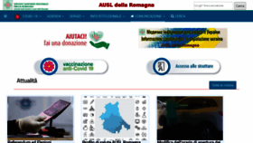 What Auslromagna.it website looked like in 2022 (1 year ago)
