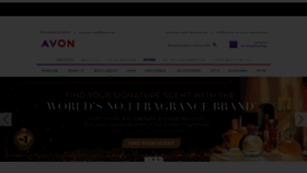 What Avon.co.za website looked like in 2022 (3 years ago)