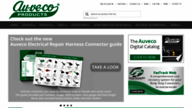 What Auveco.com website looked like in 2022 (1 year ago)