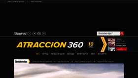 What Atraccion360.com website looked like in 2022 (1 year ago)