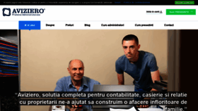 What Aviziero.ro website looked like in 2022 (1 year ago)