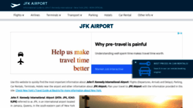What Airport-jfk.com website looked like in 2022 (1 year ago)