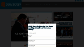 What Azgovernor.gov website looked like in 2022 (3 years ago)