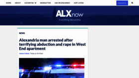 What Alxnow.com website looked like in 2022 (1 year ago)