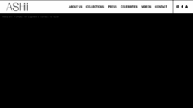 What Ashistudio.com website looked like in 2022 (1 year ago)