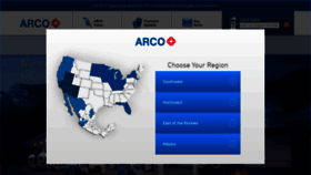 What Arco.com website looked like in 2022 (1 year ago)