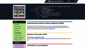 What Afcn.ro website looked like in 2022 (1 year ago)