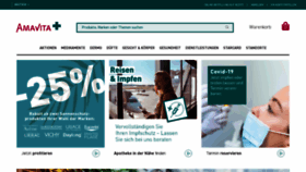 What Amavita.ch website looked like in 2022 (4 years ago)