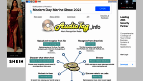 What Audiotag.info website looked like in 2022 (1 year ago)