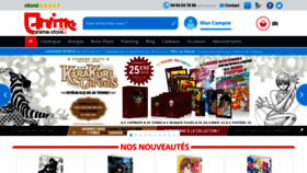 What Anime-store.fr website looked like in 2022 (1 year ago)