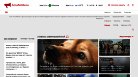 What Amurmedia.ru website looked like in 2022 (1 year ago)