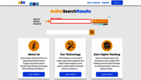 What Activesearchresults.com website looked like in 2022 (1 year ago)