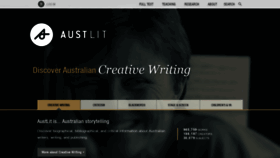 What Austlit.edu.au website looked like in 2022 (1 year ago)
