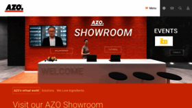 What Azo.com website looked like in 2022 (3 years ago)
