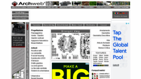 What Archweb.it website looked like in 2022 (1 year ago)