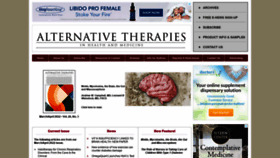 What Alternative-therapies.com website looked like in 2022 (1 year ago)