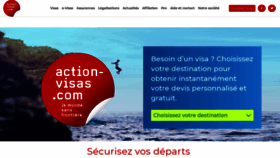 What Action-visas.com website looked like in 2022 (1 year ago)