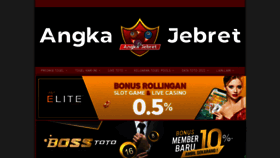What Angkajebret.com website looked like in 2022 (3 years ago)