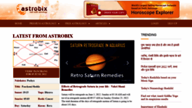 What Astrobix.com website looked like in 2022 (1 year ago)