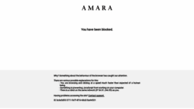 What Amara.com website looked like in 2022 (1 year ago)