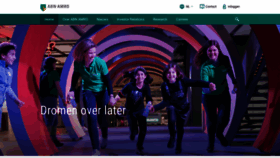 What Abnamro.com website looked like in 2022 (1 year ago)