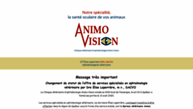 What Animovision.com website looked like in 2022 (1 year ago)